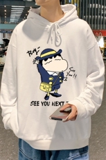 WY2240-P35纯棉连帽卫衣男大码运动帽衫宽松薄外套男，男装卫衣，电商A040