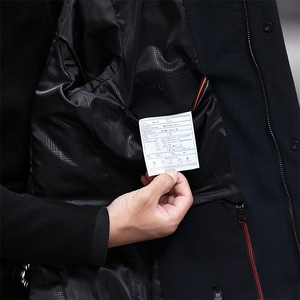 D-W82138冬季新款男士羽绒服立领内胆可拆卸外套修身白鸭绒P415图片
