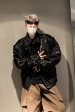 秋季小众解构垫肩夹克金属分割设计感外套男XZ514-2-24236-P128，男装夹克，星座514-2(原B239)