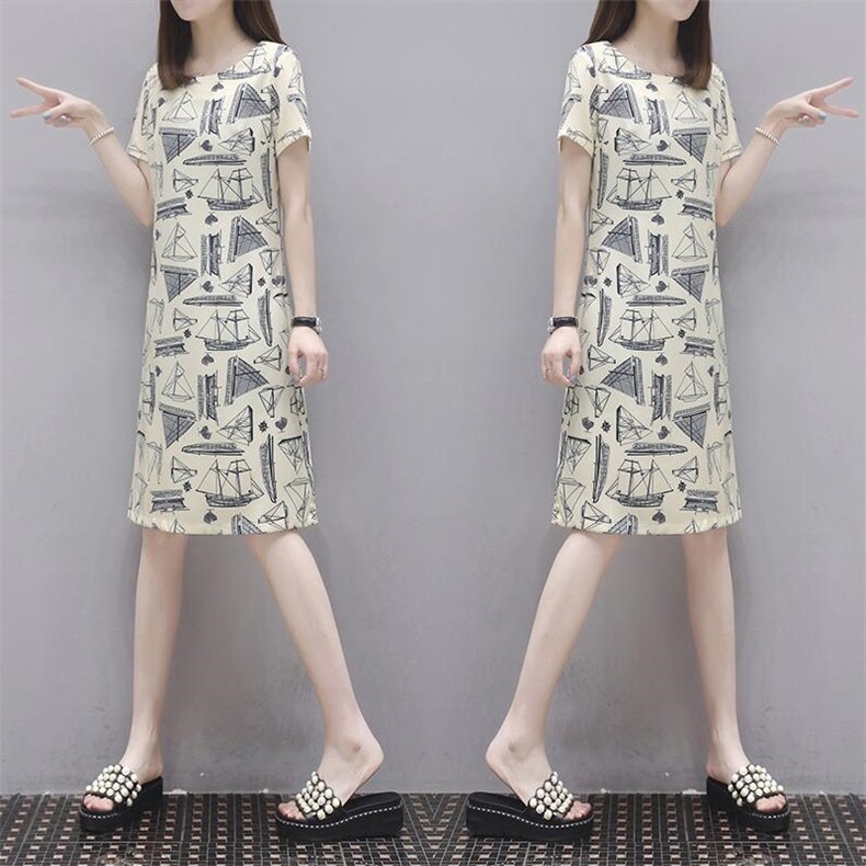 定位花连衣裙，女装连衣裙，茜茜靓点