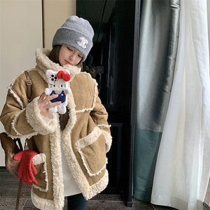 【 现 货 】2025冬新卡其色羊羔毛外套 2C037 191 P195 K278图片