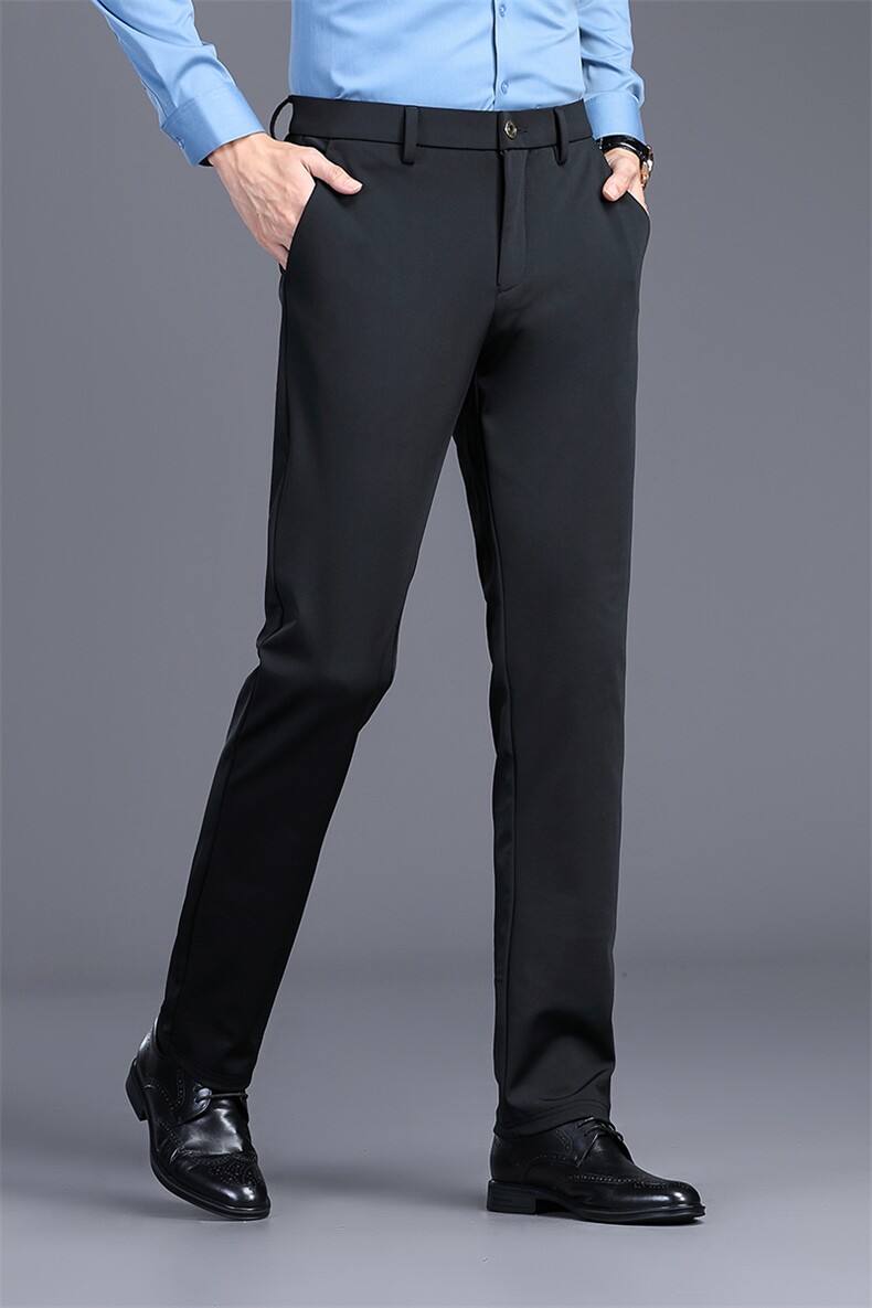 CDK6018钱塘2020-2新款中年男士西裤薄款弹力休闲长裤主推款P66,男装休闲裤,钱塘207-2