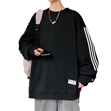 美式卫衣男生春秋季潮牌宽松oversize高街圆领卫衣服情侣秋装外套，女装短外套，星座1206-1（原A206-1）