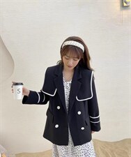 韩式大版气质撞色西装，女装西装，Balance Studio(2F)