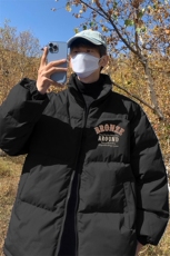 港风秋冬新款保暖立领宽松棉服外套男美潮MY62056P95控118，男装棉衣，电商A268A