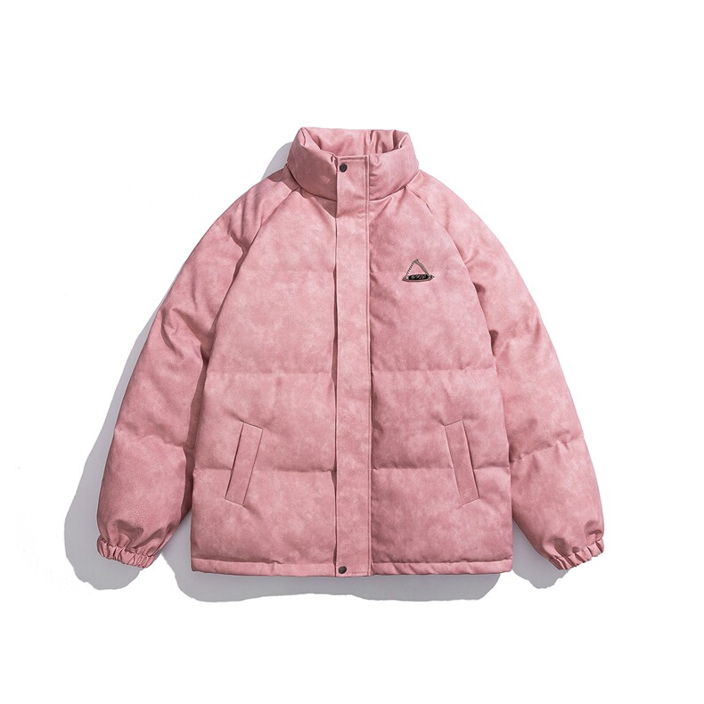 1PU皮复古做旧金属大码M-5XL棉衣MY77102P130控198抖音控228，男装棉衣，星座226-2