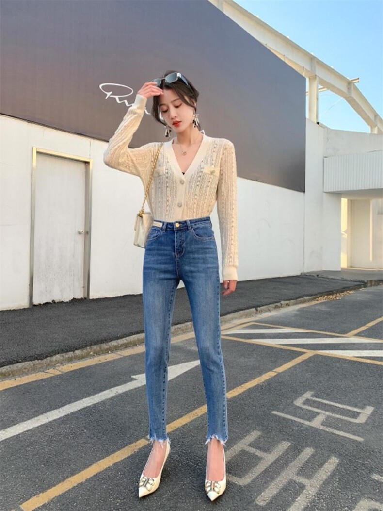 小脚裤，女装，雪儿诱惑