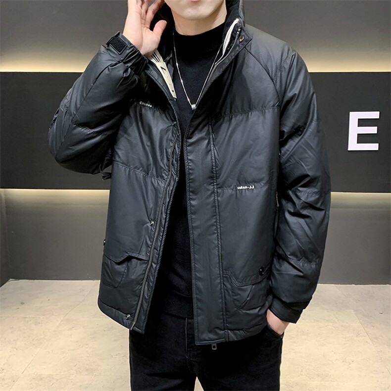冬季白鸭绒羽绒服男韩版男士外套门襟织带拼接YR605-P135,男装羽绒服,星座210-3