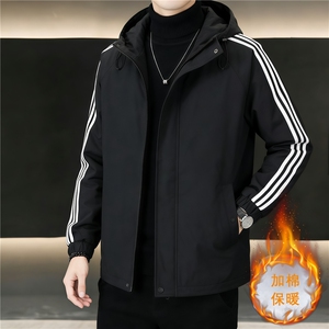 男士外套防风防水宽松连帽潮流男棉夹克户外上衣 XZ1512-2601-P35图片