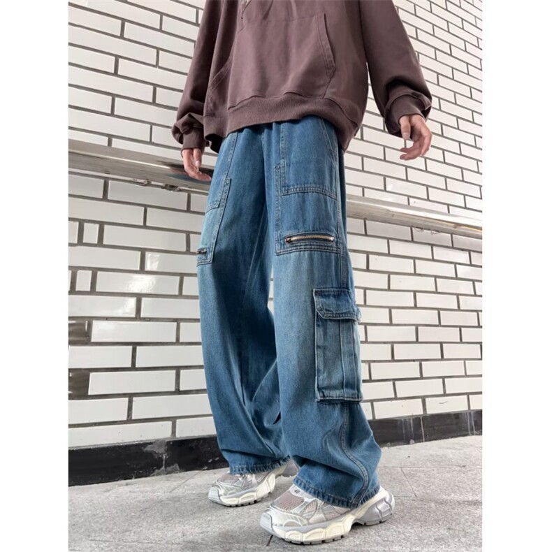 美式牛仔裤男款秋季长裤潮XK8062P60,男装牛仔裤,星座1116-2