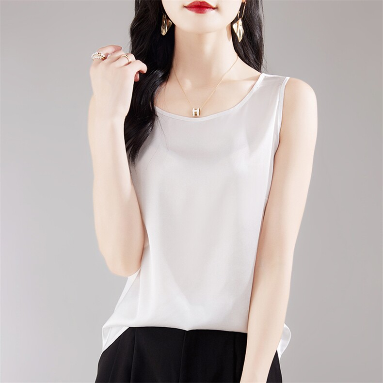 2024年秋季百搭经典设计纯色内搭打底背心，女装背心吊带，亿美羊绒