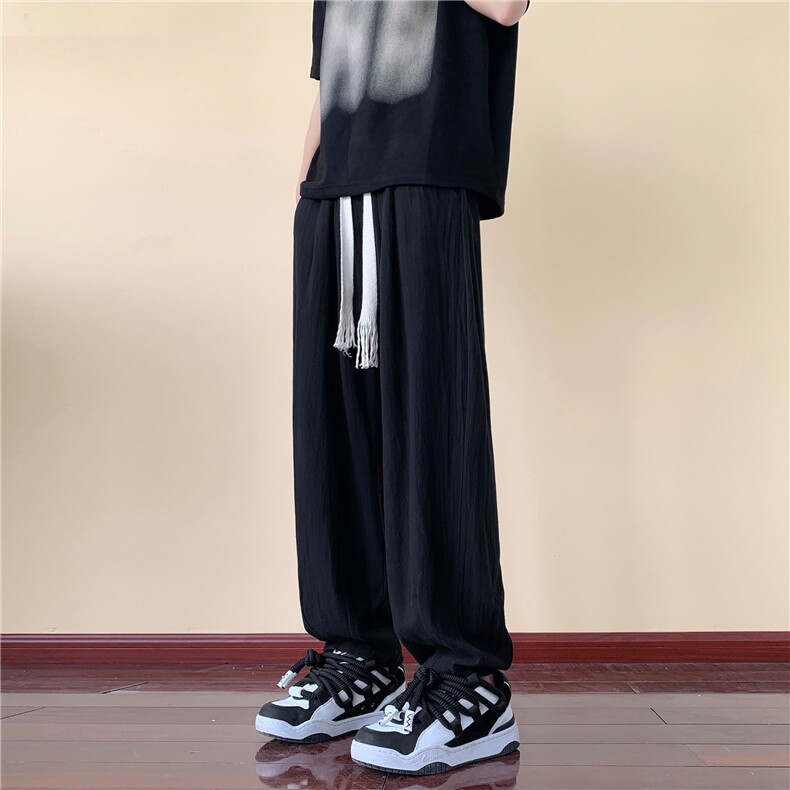 裤子男夏季工装休闲裤直筒高街阔腿灯笼裤A166-K736-特P35控58,男装工装外套,电商A166