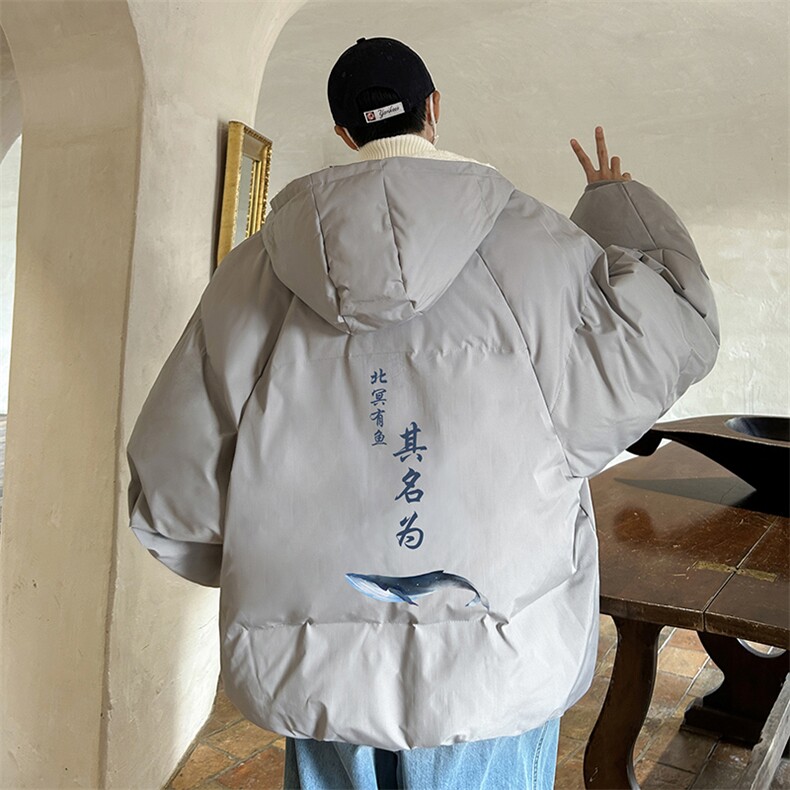 控128加绒面包服男大码羊羔毛棉衣男MY16261-P100图片