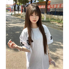 万针全刺绣工艺抖音得物高品质260克重磅纯棉双纱美式高街短袖T恤，男装T恤，电商A486