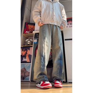 现货！春季牛仔裤分割休闲长裤直筒裤A061-EX50508-特批48图片