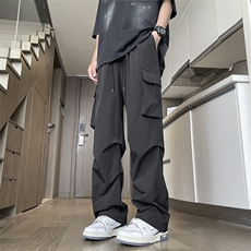 夏季速干运动裤薄款潮牌宽松登山伞兵工装裤K210-特批-35，男装工装外套，星座718-1
