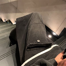 工装仔裤男ins潮高街潮流痞帅长裤N05093-P45，男装牛仔裤，星座308B-1
