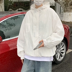 防晒衣薄款潮流户外速干连帽衣服帅气防紫外线宽松外套881P40，男装防晒衣，星座410-2