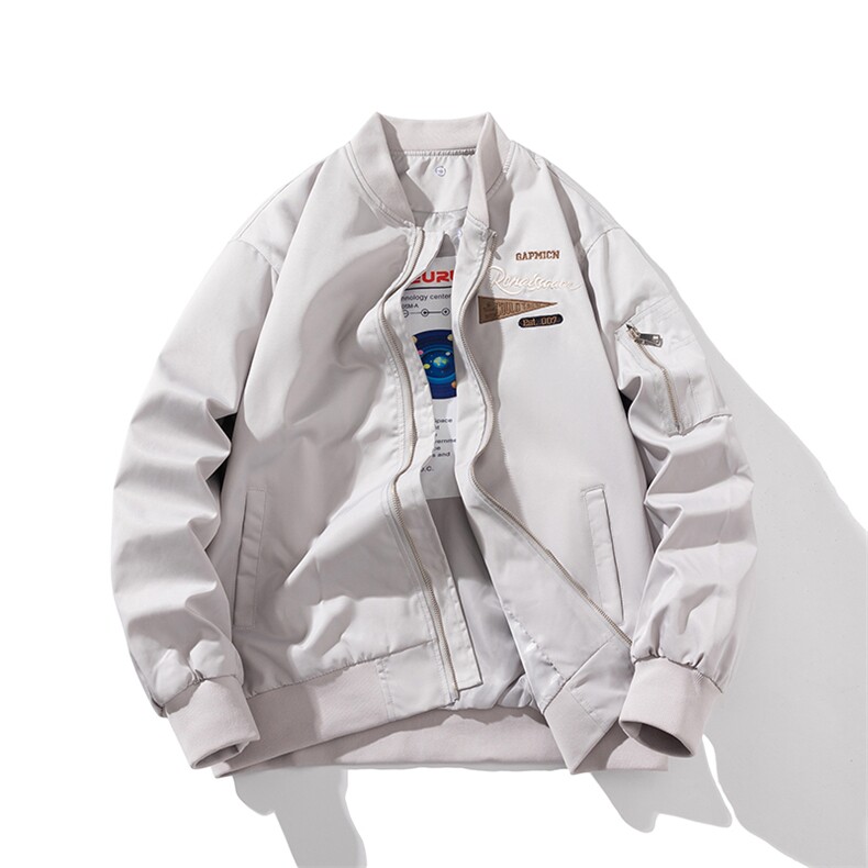 现货三色带帽可拆卸秋冬飞行服棉服情侣装夹克,男装夹克,电商A105