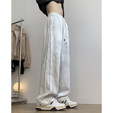 217-2-K2463-P55春秋季310g重磅华棉卫裤男扎染脏脏裤运动休闲裤，男装休闲裤，星座217-2