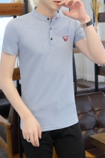 款男士短袖t恤夏季纯棉翻领青年韩版修身立领polo衫，男装Polo衫，星座1206（原A206）