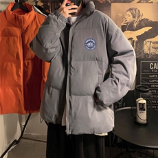 港风秋冬新款保暖立领宽松棉服外套男美潮MY2050P95控118，男装棉衣，电商A268A