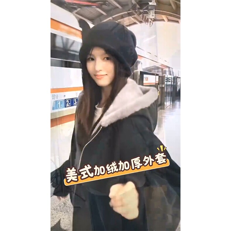 现货高品质美式高街冬季重磅座山雕大毛毛领pu皮棉衣男女加厚外套,男装皮衣,电商A486