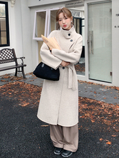 现货主推70毛手工羊毛大衣210K6339-P255-K378，女装双面呢大衣，浙宝210（原浙宝191）