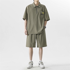 短袖t恤夏季时尚清爽青少年男生休闲运动套装TZ22-特批-70，男装T恤，星座718