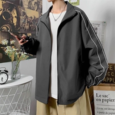 外套男bf风夹克男女薄款秋装运动冲锋风衣男JK1643-特价P45港风B，男装风衣，星座401