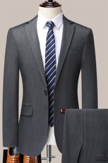 GDN5245四季款新款男士礼服西装修身商务休闲男装西服两件套装，男装西服套装，电商B360