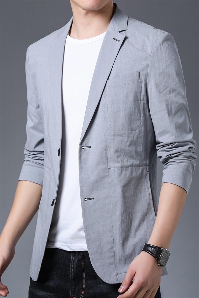CD6629903钱塘2020-2中青年男士商务休闲简约春秋款西服P165,男装西服,钱塘207-2