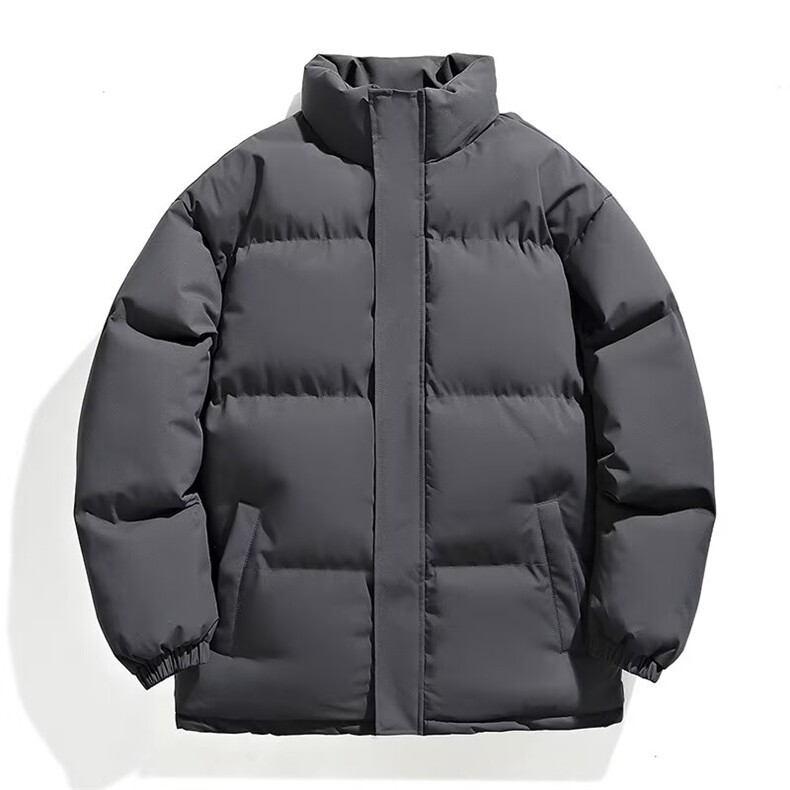 加绒加厚冬款男立领棉衣休闲保暖面包服棉袄外套MY1266 P60图片