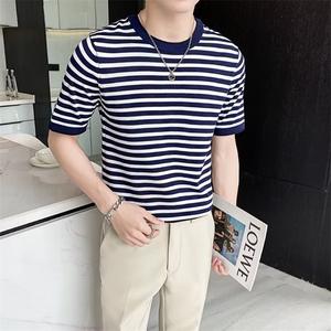 潮城市风貌潮流时尚潮牌男圆领夏季T恤标准新款青春流行五分袖in图片