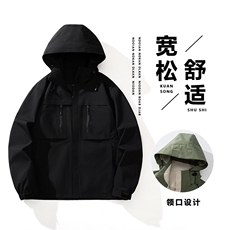 秋季爆情侣款户外冲锋衣防水防风外套高品户外潮流外套5108-P55，男装夹克，星座1403A