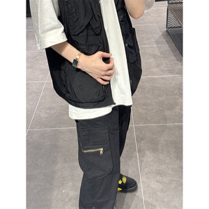 美式机能工装裤男夏季设计感拉链口袋户外休闲裤子BNCC03-特P48图片