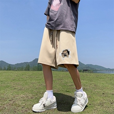 已注册菠萝格直播抖音得物品质男五分中裤休闲短裤K085P30控48，男装牛仔裤，电商C408(原B339-1)