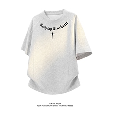 拼接解构T恤夏季短袖潮牌印花美式半袖t恤男XT63103-TP2039，男装T恤，电商A102