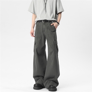 XT039现货重磅拼接立体工装休闲裤(P65X98)2图片