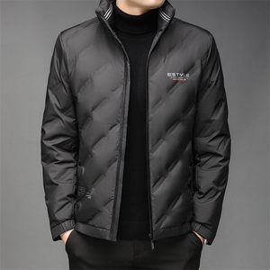 男士翻领羽绒服保暖90%白鸭绒商务休闲中青年男装外套GRW171-P230图片