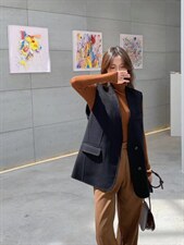 【现货】双面羊绒马甲，女装马甲，欧洛佛