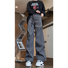 抖音品质秋季户外机能褶皱宽松冲锋长裤B315-K24271-特p30控58，男装休闲裤，电商B315