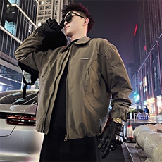 BK05/P108控155 春季镂空小金属字母翻领夹克外套男豆绿首1,男装夹克,星座305B,四季星座 BK05/P108控155 春季镂空小金属字母翻领夹克外套男豆绿首1,男装夹克,星座305B,四季星座