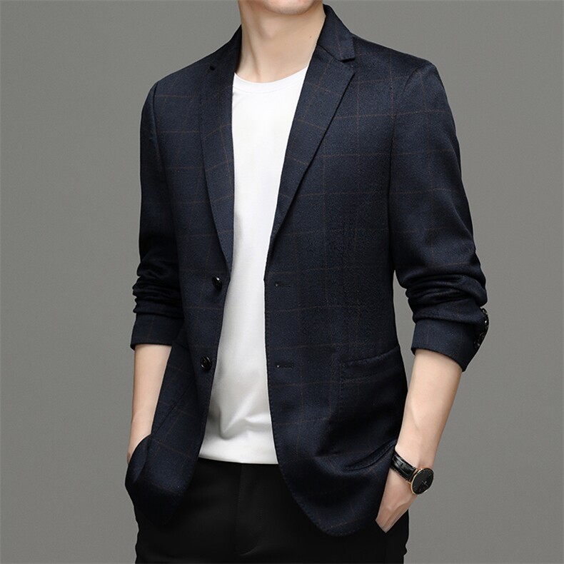 BW6521钱塘2020-2秋冬季新款中年男士时尚休闲百搭西装外套P385,男装西服,钱塘207-2