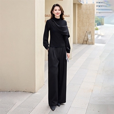 现货秋季时尚设计简约大方气质优雅百搭潮流两件套，女装套装/套裙，火爆靓佳人