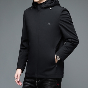 DW21145冬季男士羽绒服牛奶丝内胆可脱卸外套男装修身白鸭绒P280