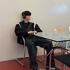 816B-JK126-P110早春机车痞帅夹克休闲外套，男装夹克，星座816B