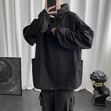春秋季新款男士套头韩版潮流帅气夹克男ins工装休闲衣服853-p35，男装夹克，星座1008-2