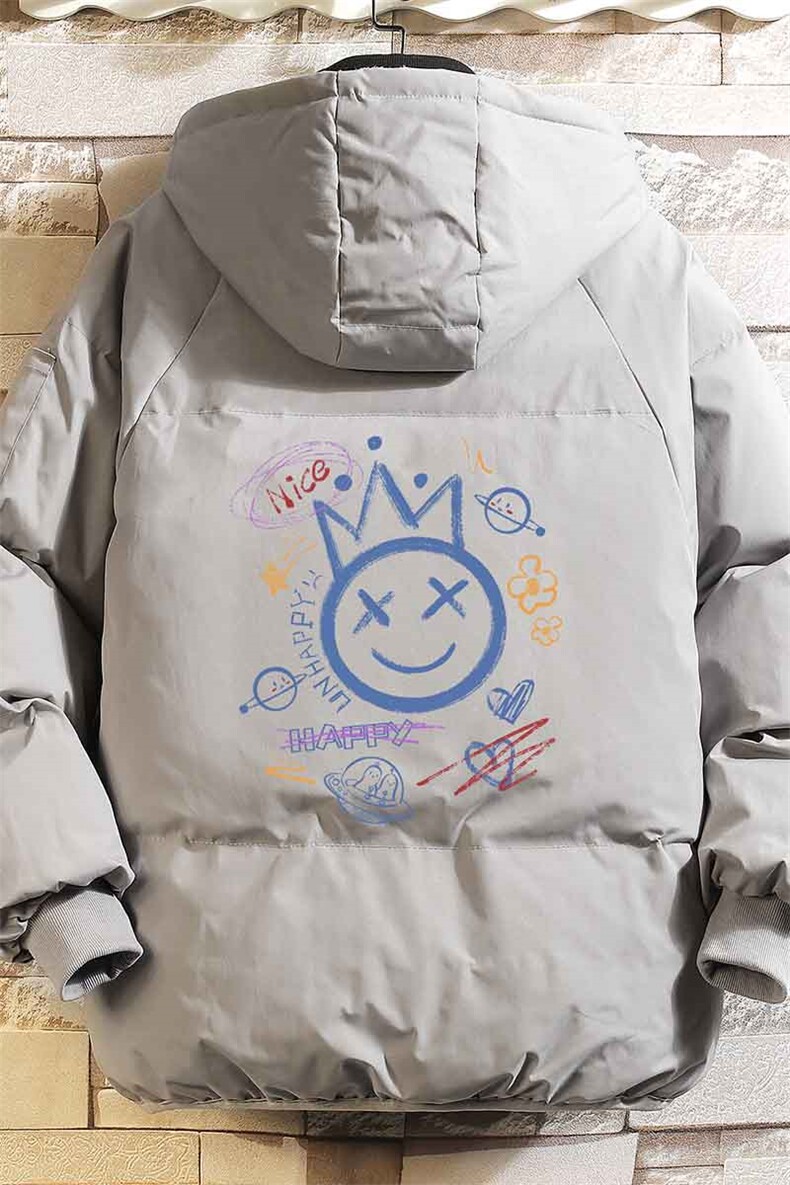 控128加绒面包服男大码羊羔毛衣男MY16180-P100,男装棉衣,电商A040A