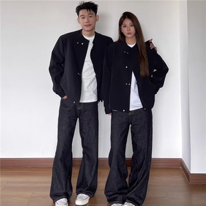 【网图现货】美式宽松短款设计感西服外套X58/P75图片
